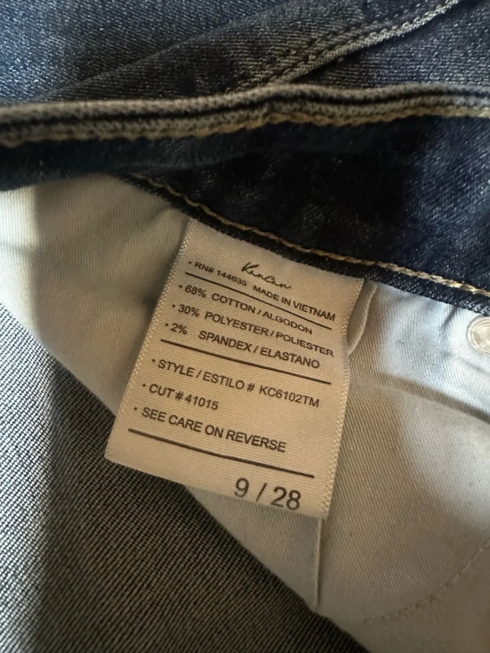 KanCan Women's Dark Blue Flare Jeans - Picture 4 of 4